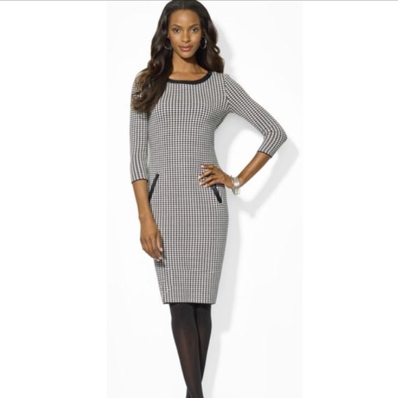 Lauren Ralph Lauren Dresses & Skirts - Lauren RL Houndstooth Knit Dress